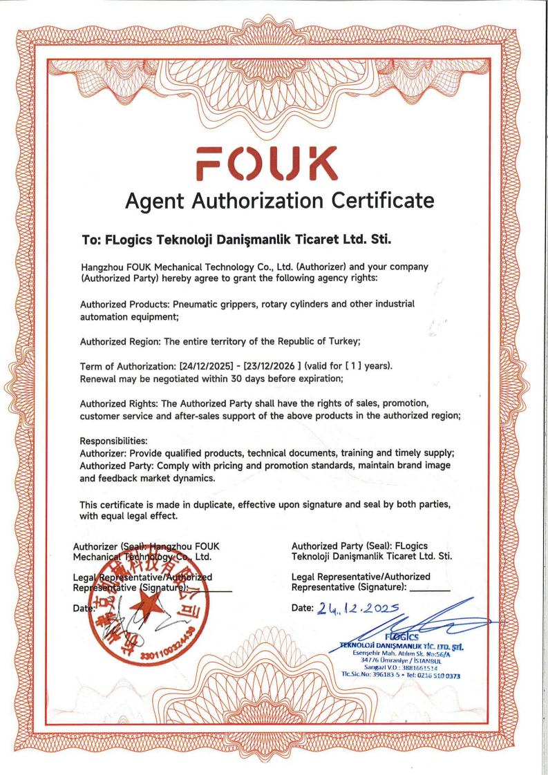 FOUK China Partners with Turkey's FLOGICS as Regional Agent, a Milestone in Global Expansion